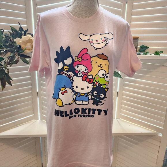 SAN RIO HELLO KITTY PINK OFFICIALLY LICENSED TEE SIZE LARGE - Picture 2 of 5